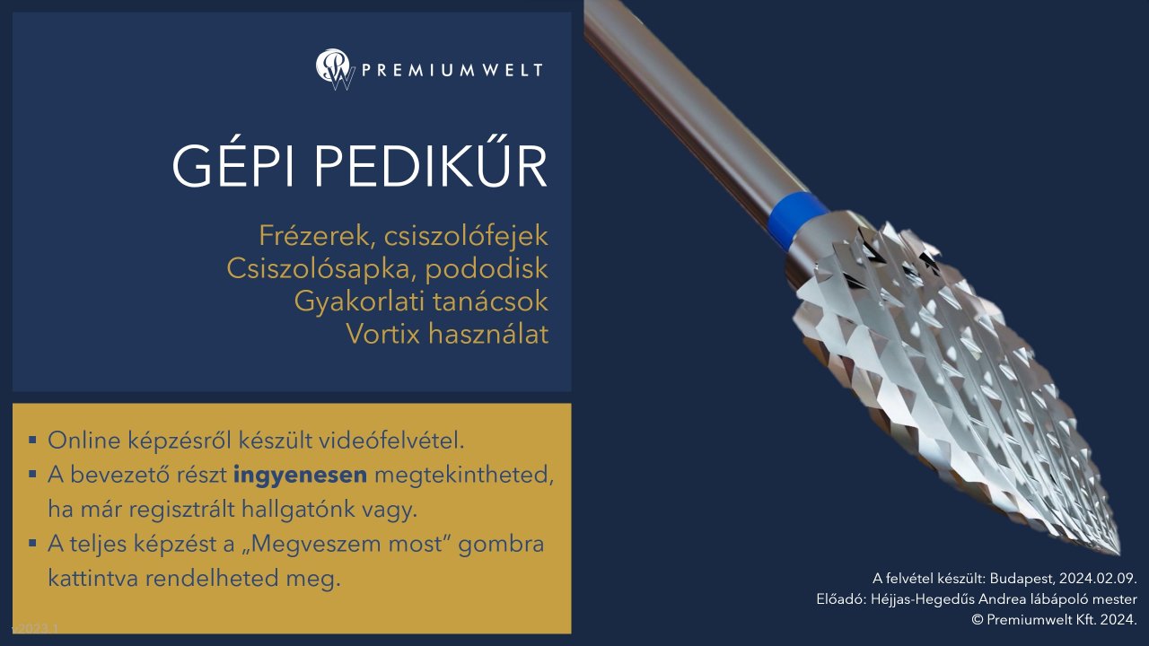 Gépi pedikűr, száraz pedikűr